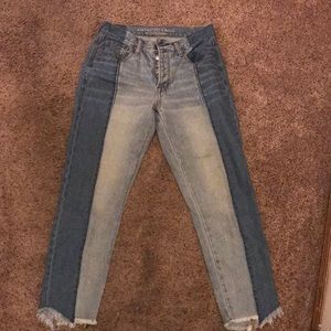 Vintage high rise American eagle capris